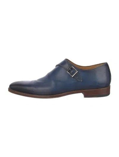 Pre-owned Magnanni Leather In Blue