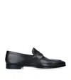 Magnanni Leather Delos Dress Loafers In Black