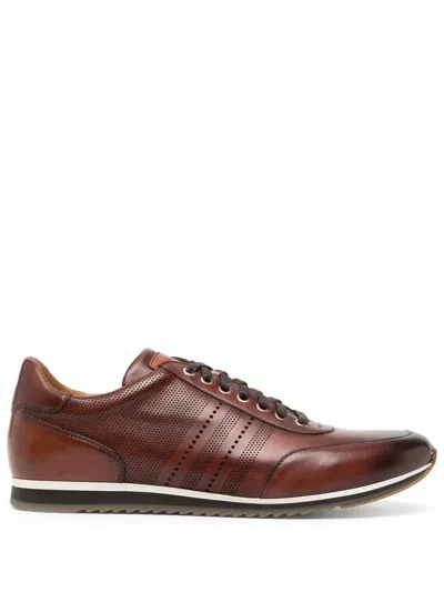 Magnanni Leather Lace-up Shoes In Brown