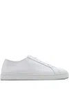 Magnanni Leather Lace-up Sneakers In White