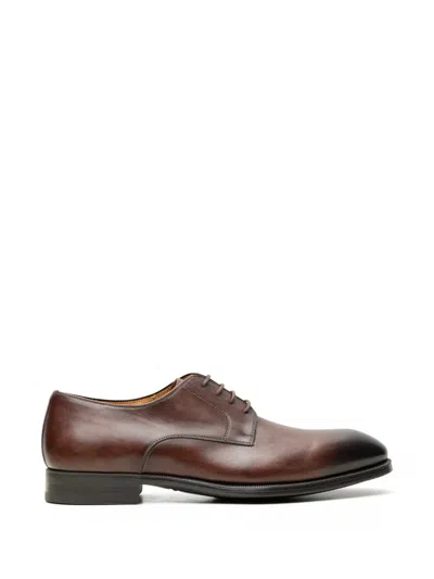Magnanni Leather Lace-up Shoes In Brown