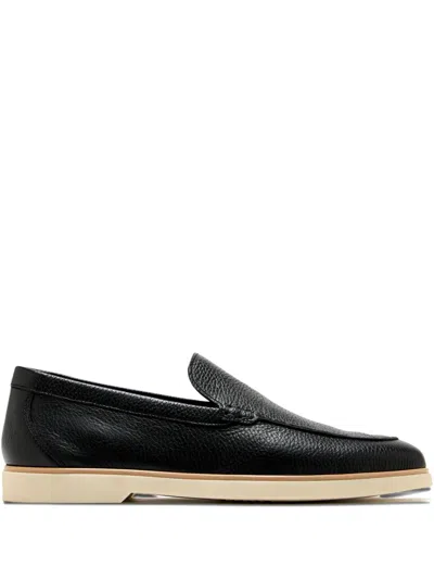 Magnanni Leather Altea Loafers In Black