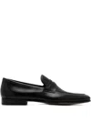 Magnanni Leather Loafers In Black