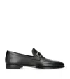 Magnanni Leather Loafers In Black