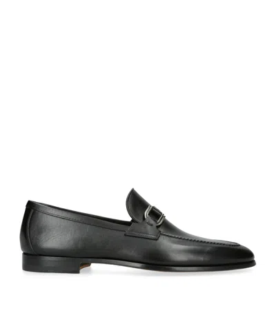 Magnanni Leather Loafers In Black