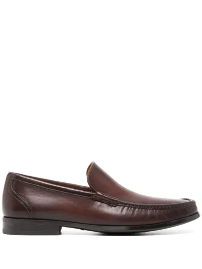 Magnanni Leather Loafers In Brown