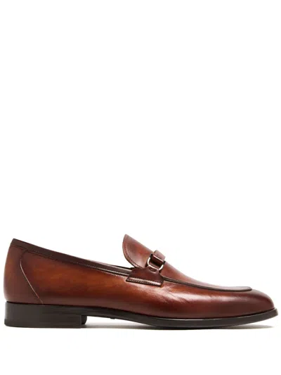 Magnanni Leather Loafers In Brown