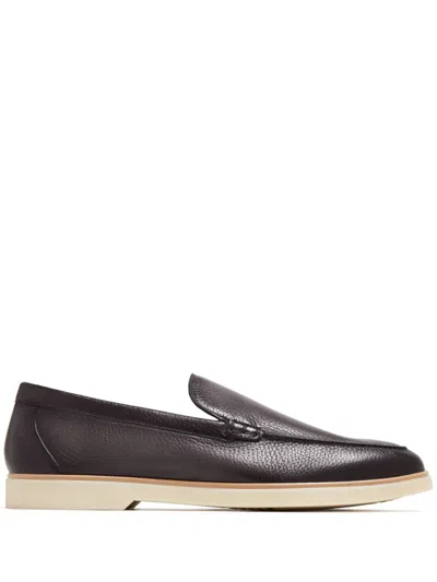 Magnanni Leather Altea Loafers In Black