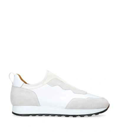 Magnanni Leather Murgon Mica Trainers In White