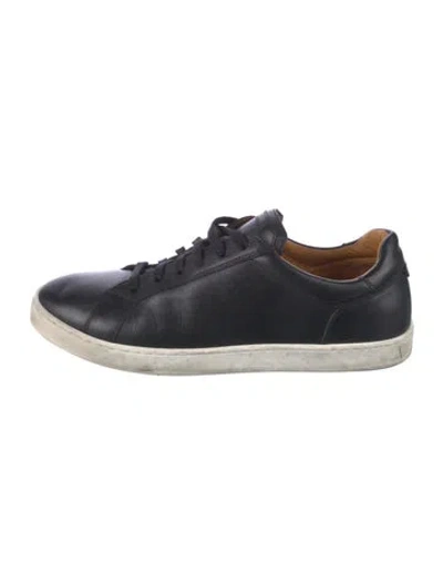 Pre-owned Magnanni Leather Sneakers In Blue