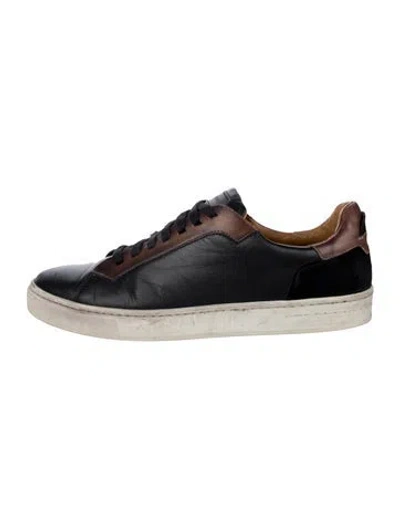 Pre-owned Magnanni Leather Sneakers In Blue