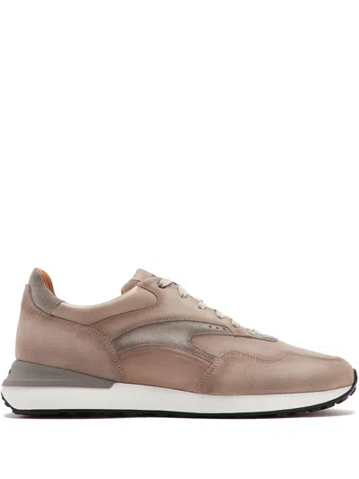 Magnanni Leather Trainers In Neutrals