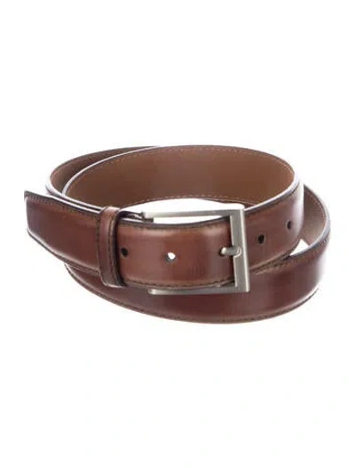 Pre-owned Magnanni Leather Waist Belt In Brown