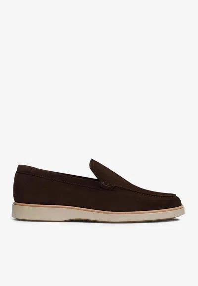 Magnanni Lourenco Suede Cushioned Loafers