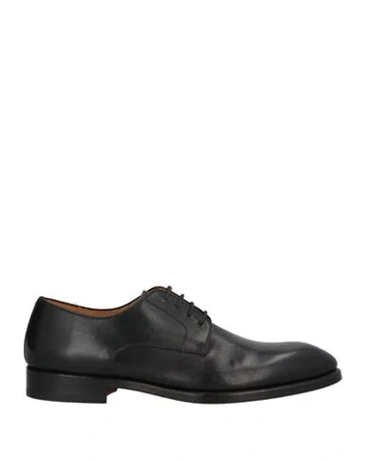 MAGNANNI MAGNANNI MAN LACE-UP SHOES BLACK SIZE 7.5 LEATHER