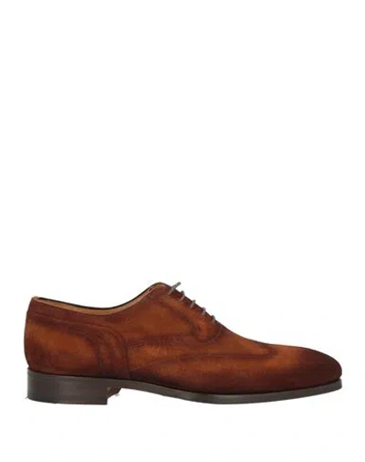 Magnanni Man Lace-up Shoes Brown Size 7 Leather