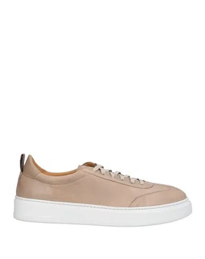 Magnanni Man Sneakers Sand Size 13 Leather In Pink