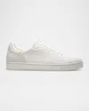 Magnanni Men's Amadeo Tumbled Leather Low-top Sneakers In White