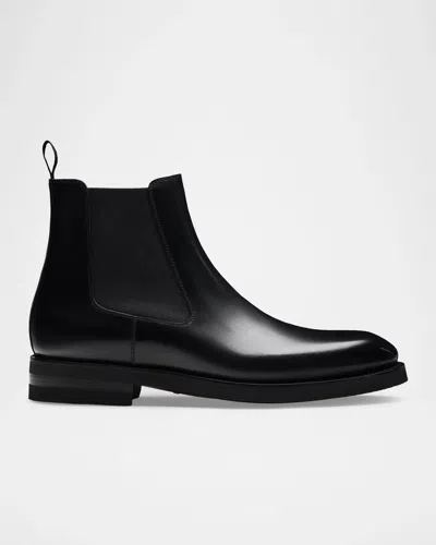 Magnanni Men & Apos;s Lonny Leather Chelsea Boots In Black