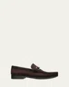 Magnanni Men's Blas Ii Leather Bit-strap Loafers In Midbrown
