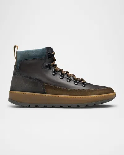 Magnanni Men's Borazo Leather Lace-up Boots In Taupe