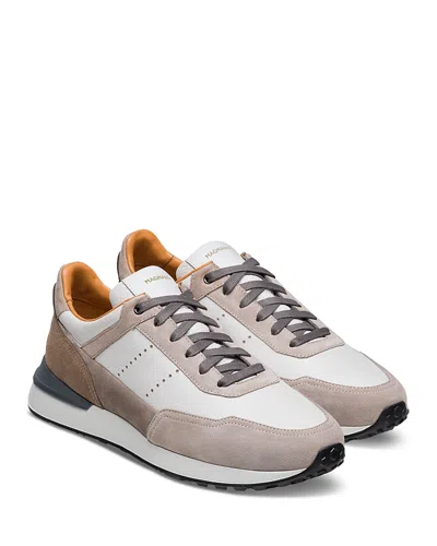 Magnanni Men's Bravo Bone Suede Sneakers In Multi