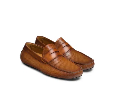 Magnanni Men's Cole Penny Loafer In Cognac Al Tono In Brown
