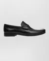 MAGNANNI MEN'S DAREN LEATHER MOCCASIN LOAFERS