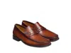 Magnanni Men's Daren Leather Moccasin Loafers In Green
