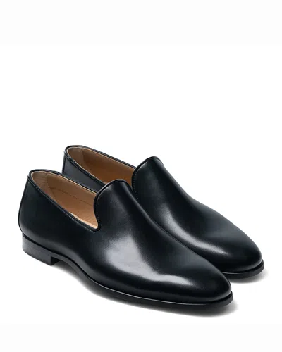 Magnanni Men's Diego Leather Loafers In Black
