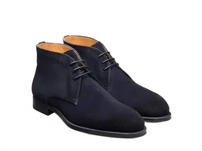 Magnanni Men's Harvy Chukka Boot In Navy In Blue