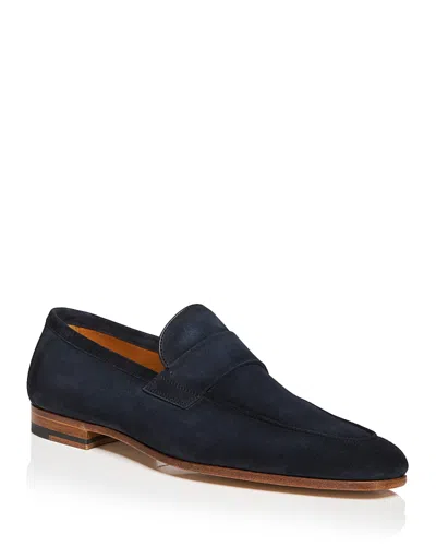 Magnanni Men's Heros Apron Toe Loafers - Exclusive In Blue