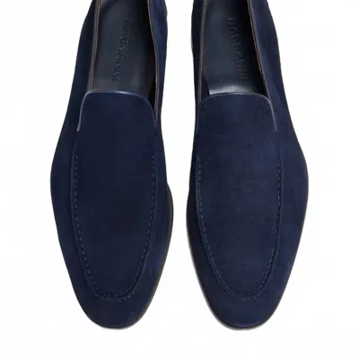 Magnanni Men's Hiram Loafers In Navy In Blue
