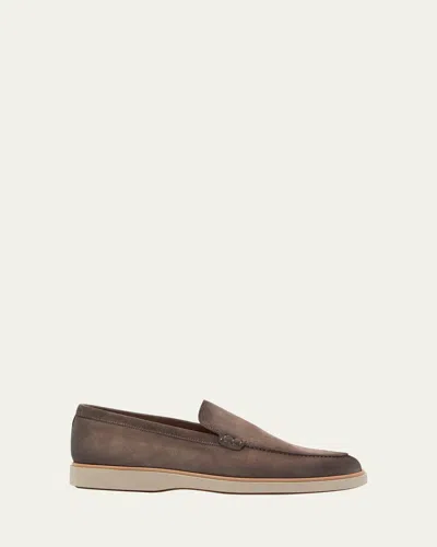 Magnanni Leather Paraiso Loafers In Brown