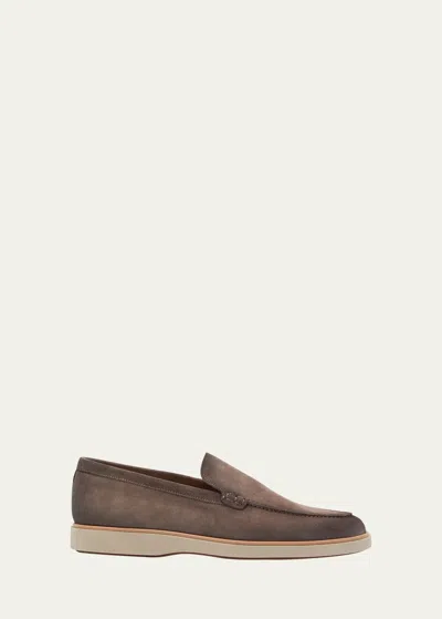 Magnanni Leather Paraiso Loafers In Brown