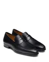 Magnanni Men's Diezma Ii Leather Penny Loafers In Black
