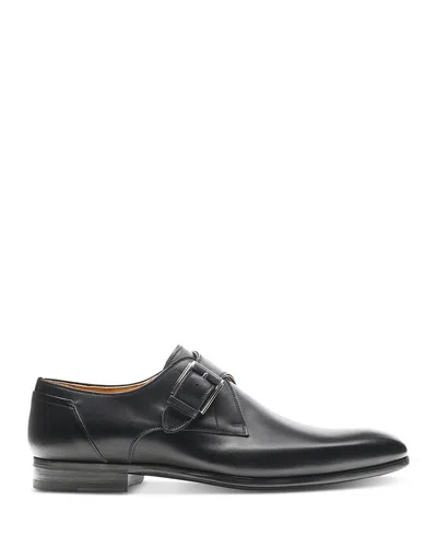 Magnanni Men's Manning Monk Strap Dress Shoes - Exclusive In Black