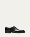 Magnanni Lace-up Leather Oxford Shoes In Black
