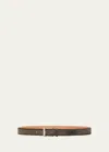 Magnanni Men's Telante Suede Belt In Tierra Suede