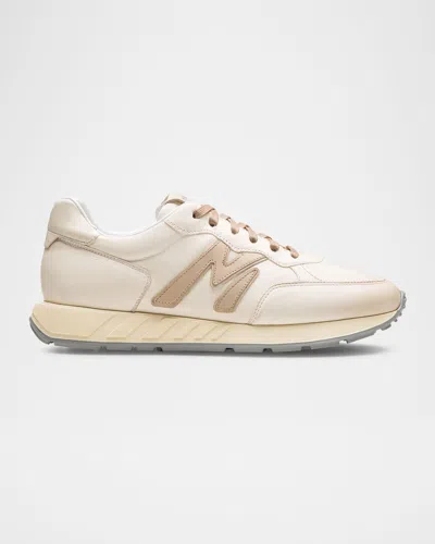 Magnanni Men's Yoki Leather Runner Sneakers In White