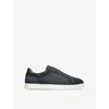 MAGNANNI ENS MAGNANNI COWES LACELESS SUEDE LOW-TOP TRAINERS