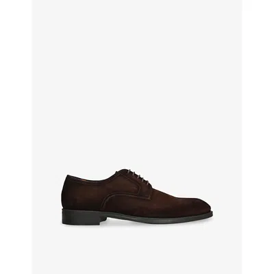 Magnanni Mens Brown Madis Derby Suede Leather Shoes Eur 43 / 9 Uk