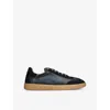 Magnanni Mens Navy Kaido Leather Low-rise Trainers In Navy