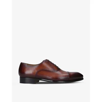 Magnanni Mens Tan Lace-up Leather Oxford Shoes Eur 44 / 10 Uk