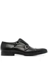 Magnanni Benetiez Ii Double Monk Strap Loafer In Black