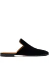 Magnanni Open-back Suede Loafers