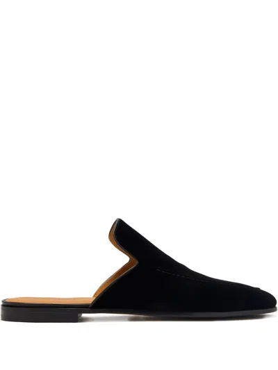 Magnanni Open-back Suede Loafers