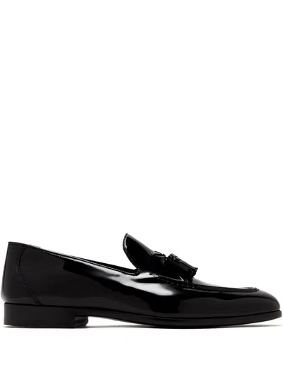 Magnanni Patent-leather Loafers In Black