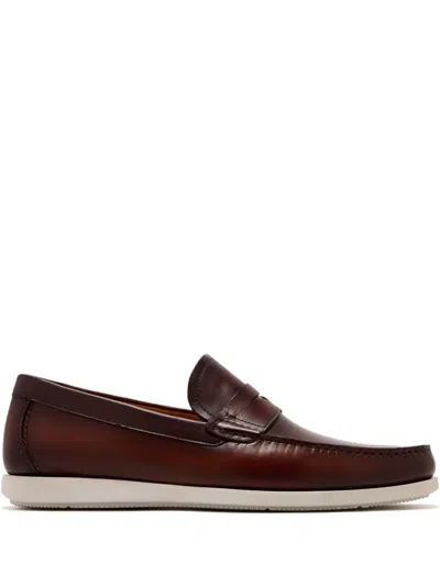 Magnanni Penny Loafers In Brown