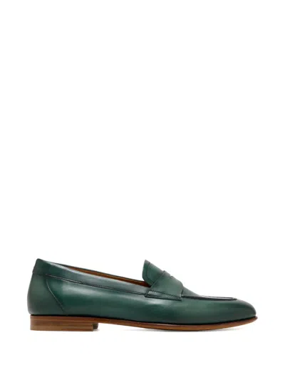 Magnanni Penny Loafers In Green